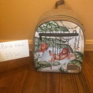 Lion King Vine Loungefly Mini Backpack